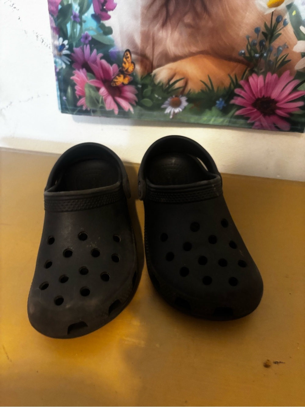 CROCS Kids Black Classic Clogs